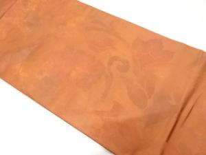 花唐草模様織り出し　名古屋帯